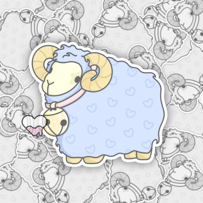 Adorable Ram Sticker