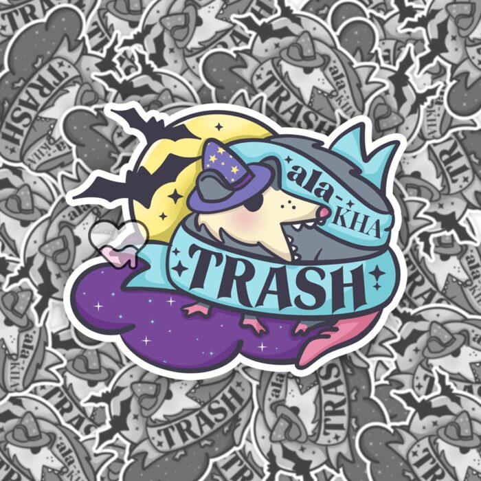 Ala Ka Trash Possum Sticker