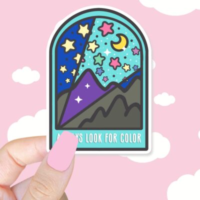 Always Look For Color Sticker