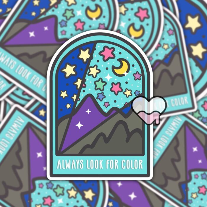 Always Look For Color Sticker