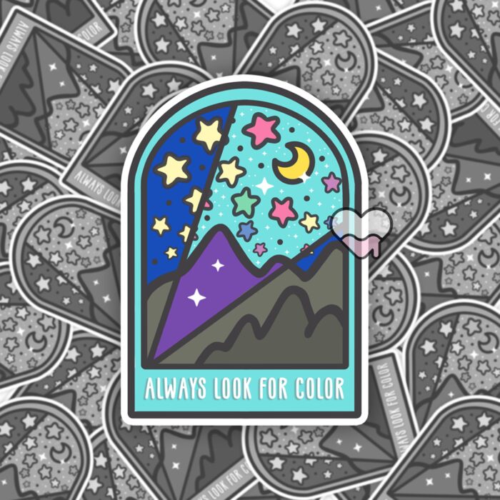 Always Look For Color Sticker