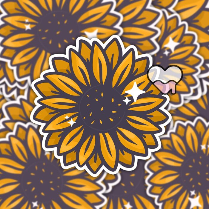 Beautiful Sunflower Sticker