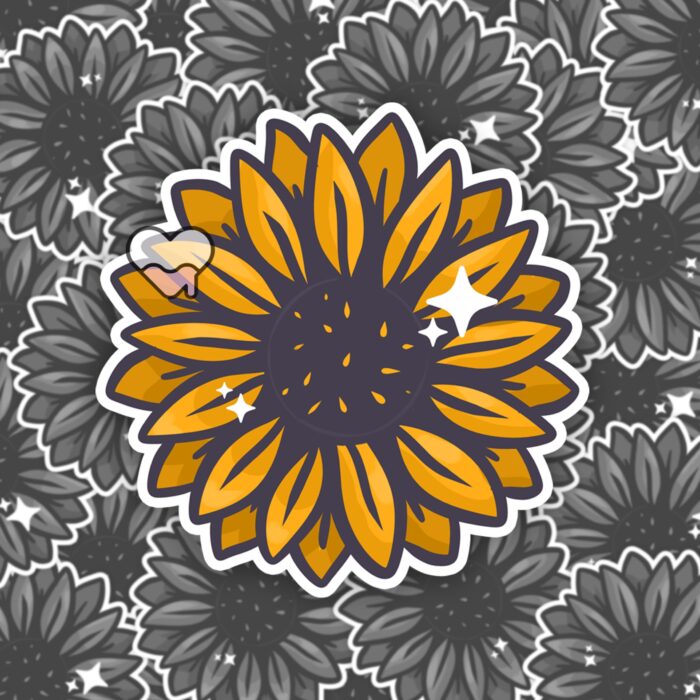 Beautiful Sunflower Sticker