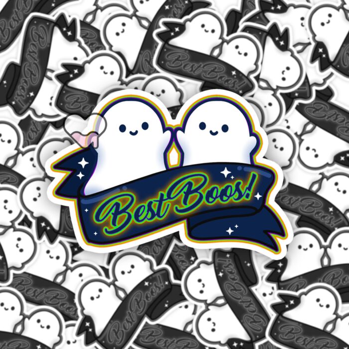 Best Boo Ghosts Sticker