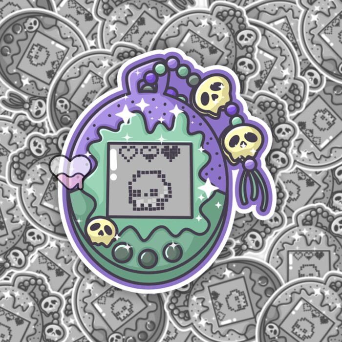 Pet Skull Game Sticker