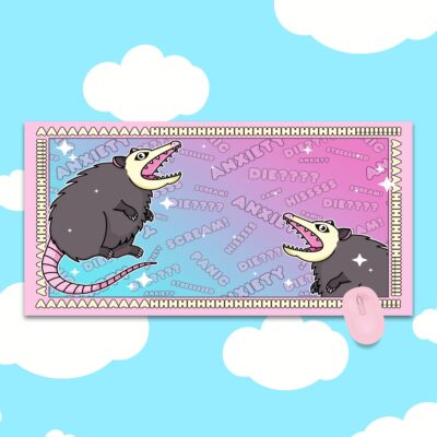 Anxiety Possum Deskmat