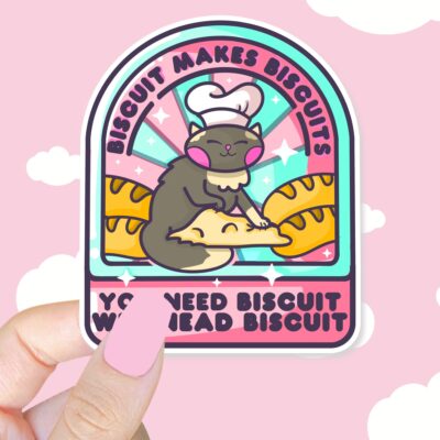 Biscuit Kitty Bakery Sticker