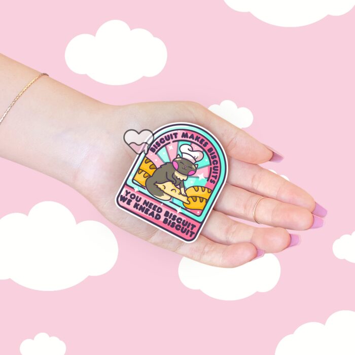 Biscuit Kitty Bakery Sticker