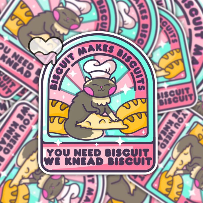 Biscuit Kitty Bakery Sticker