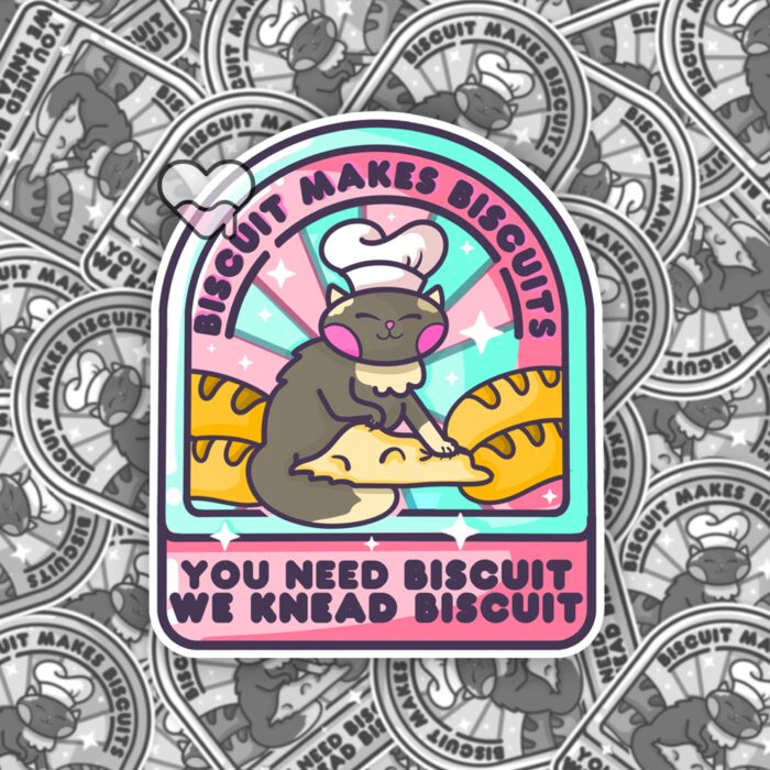 Biscuit Kitty Bakery Sticker