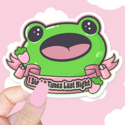 Boopie Died 8 Times Sticker