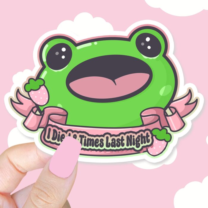Boopie Died 8 Times Sticker
