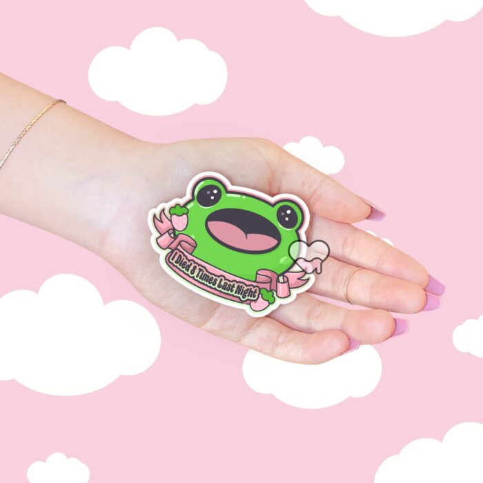 Boopie Died 8 Times Sticker