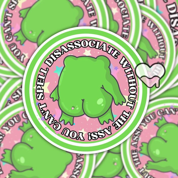 Boopie Disassociate Sticker
