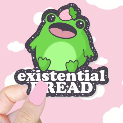 Boopie Existential Dread Sticker