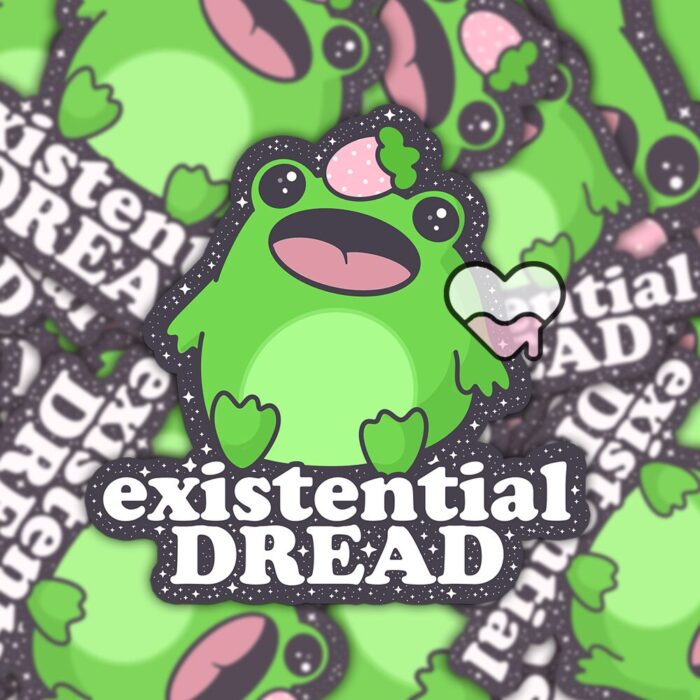 Boopie Existential Dread Sticker