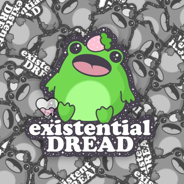 Boopie Existential Dread Sticker