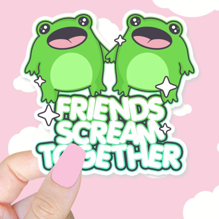 Boopie Friends Scream Together Sticker