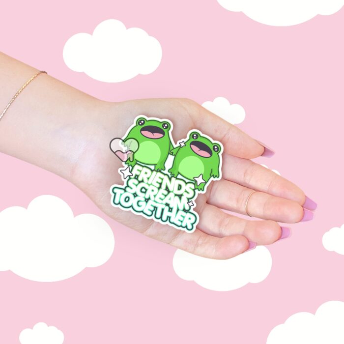 Boopie Friends Scream Together Sticker