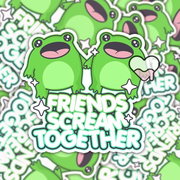 Boopie Friends Scream Together Sticker