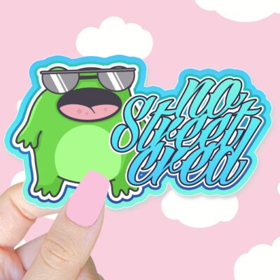 Boopie No Street Cred Sticker