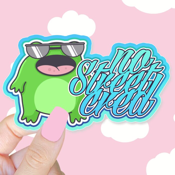Boopie No Street Cred Sticker