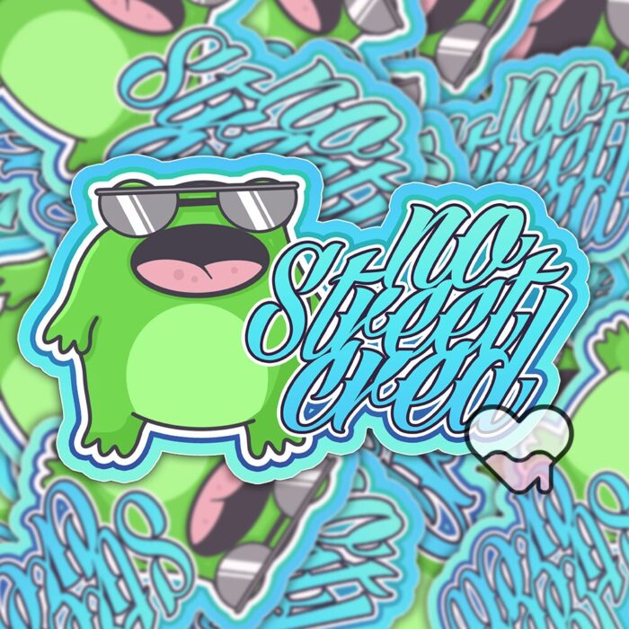 Boopie No Street Cred Sticker