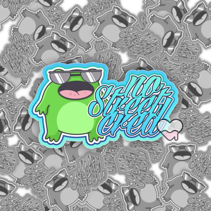 Boopie No Street Cred Sticker