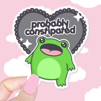 Boopie Probably Constipated Sticker