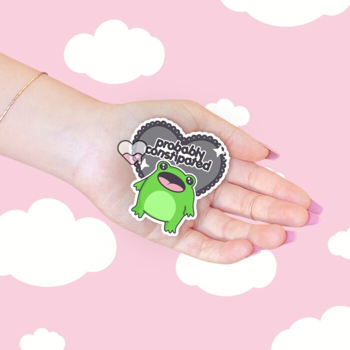 Boopie Probably Constipated Sticker