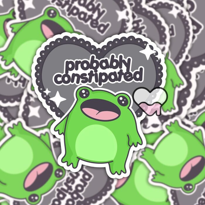 Boopie Probably Constipated Sticker