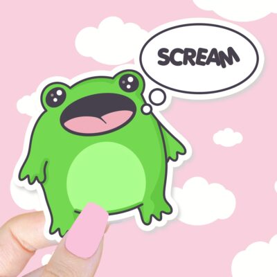 Boopie Scream Sticker