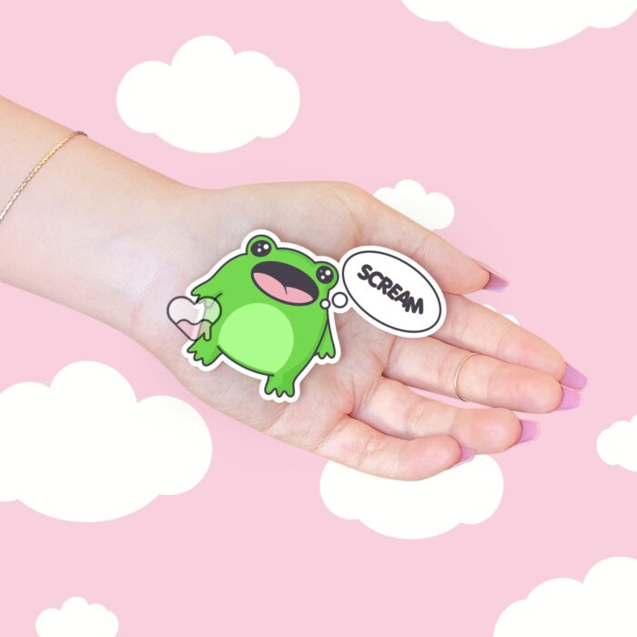Boopie Scream Sticker