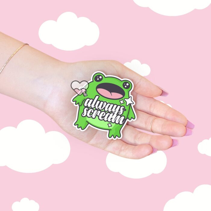 Always Boopie Scream Sticker