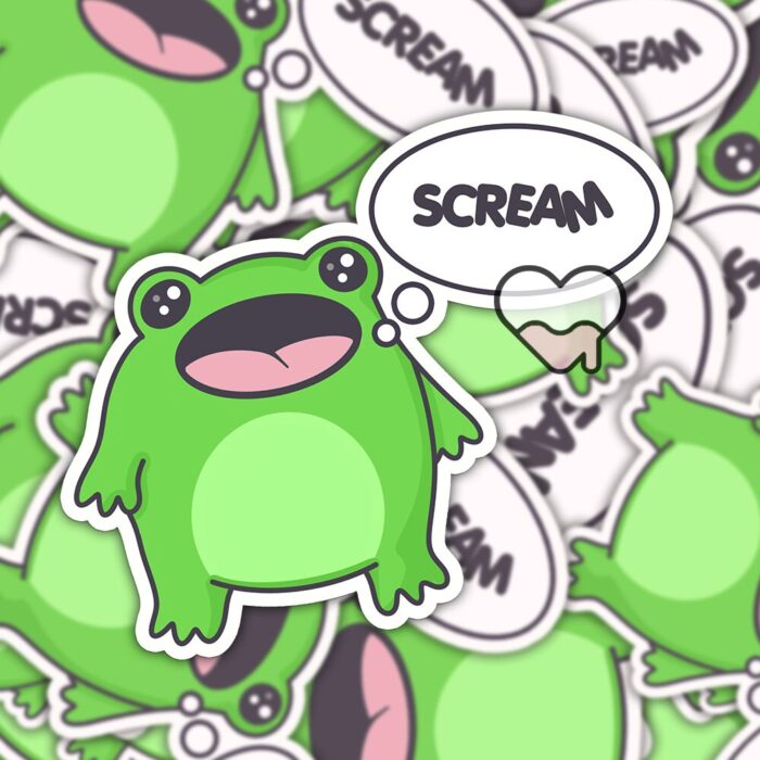 Boopie Scream Sticker