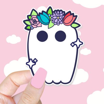 Bootiful Ghost Sticker