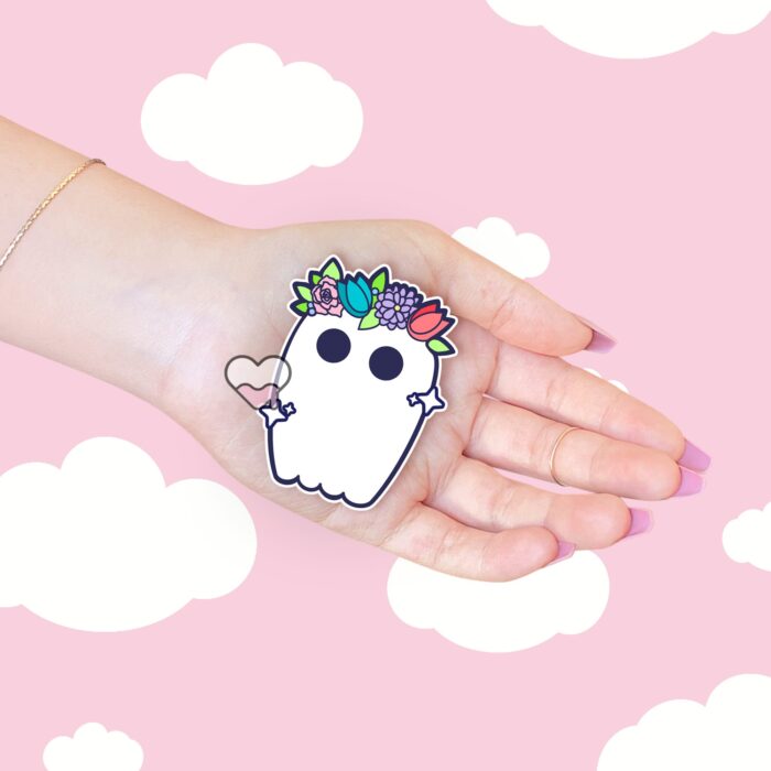 Bootiful Ghost Sticker