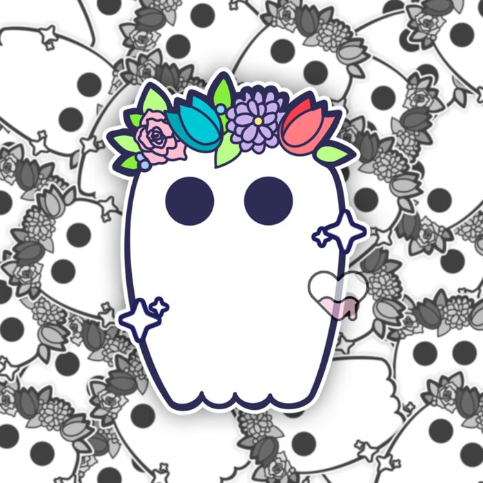 Bootiful Ghost Sticker