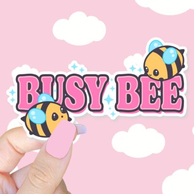 Bumbly Bee Busy Bee Sticker
