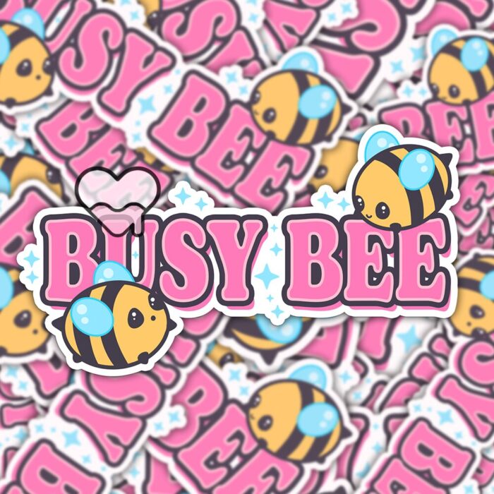 Bumbly Bee Busy Bee Sticker