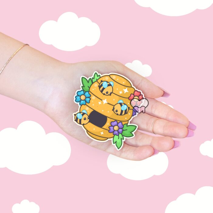 Bumbly Bees Honey Home Sticker