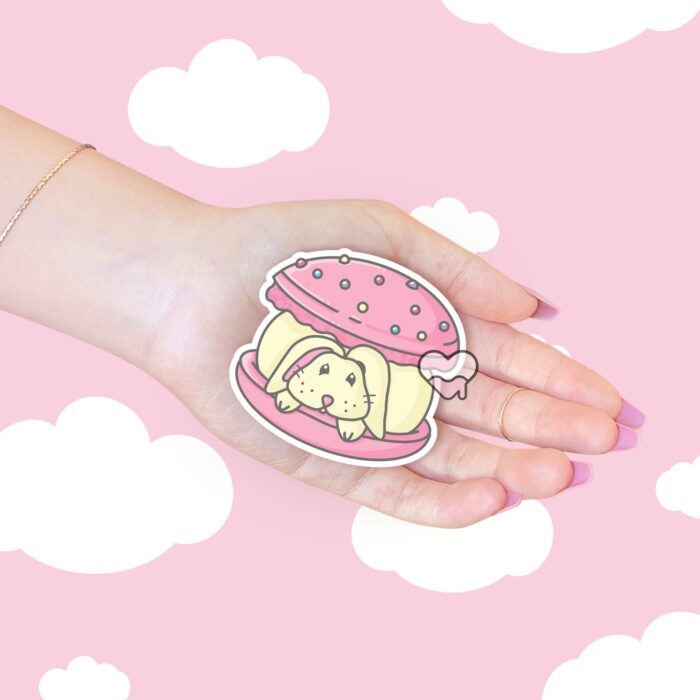 Bunny Macaroon Sticker