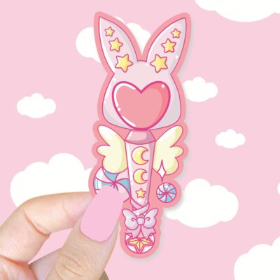 Bunny Magical Wand Sticker
