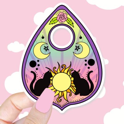 Cat Planchette Sticker