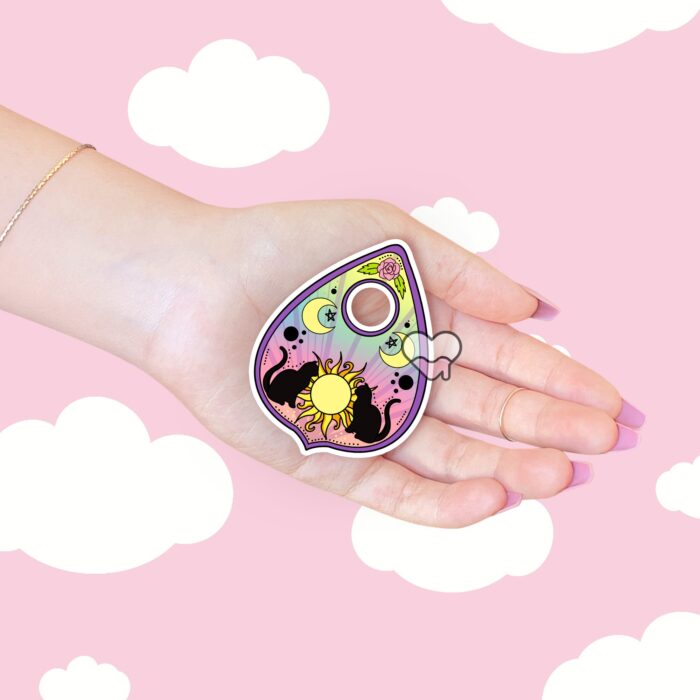 Cat Planchette Sticker