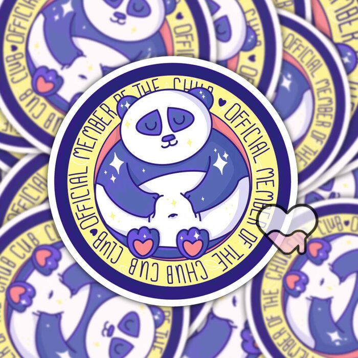 Chub Cub Club Sticker