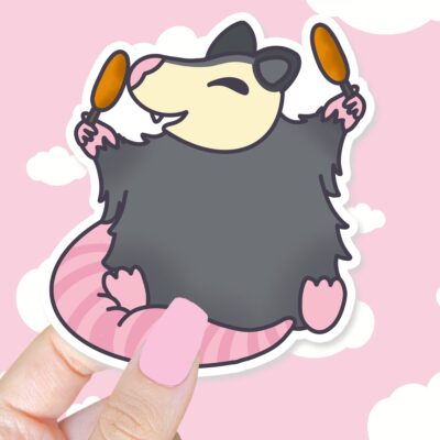 Corn Dog Possum Sticker
