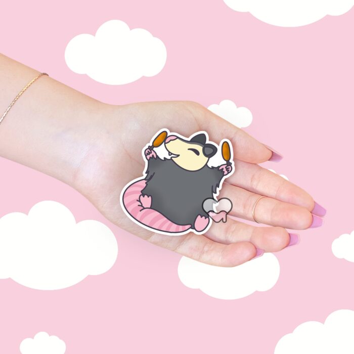 Corn Dog Possum Sticker