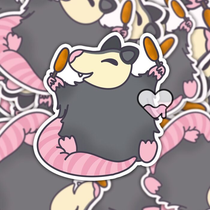 Corn Dog Possum Sticker