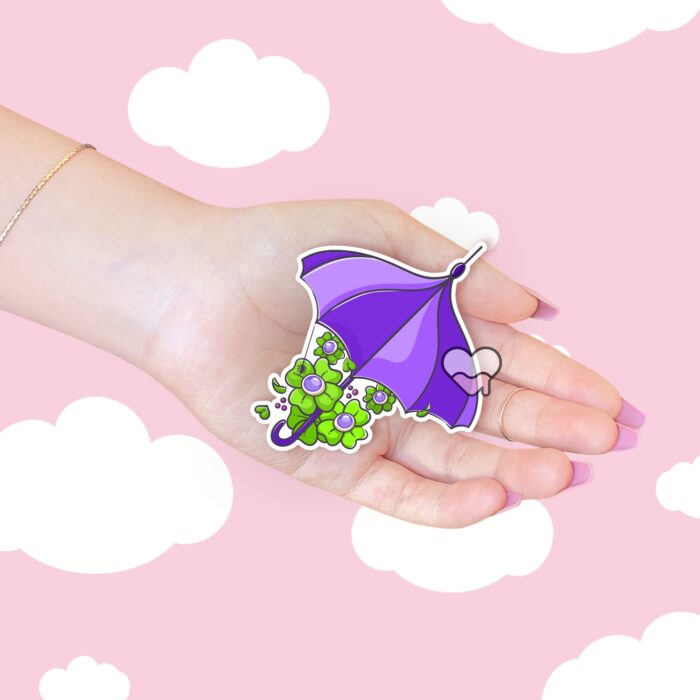 Creepy Umbrella Sticker